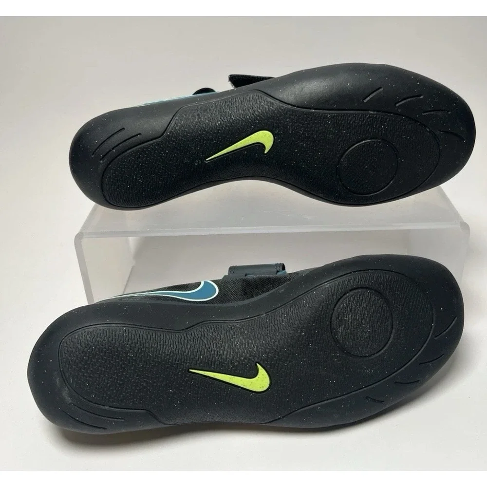 Nike‎ Zoom Rival SD 2 Black Blue Men Size 9.5 Throwing Shoes (FZ9665-001)